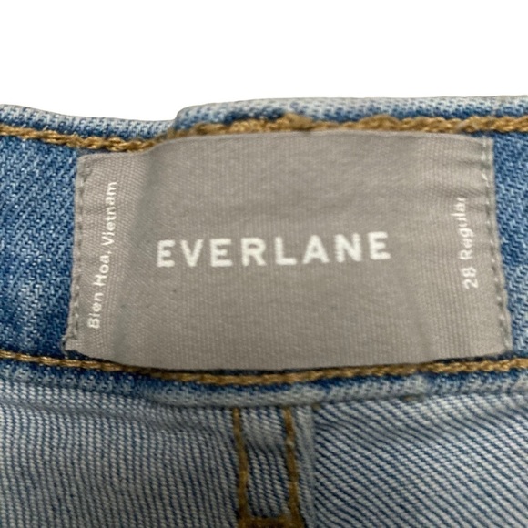 Everlane Women's Washed Frayed Hem Jean. Sz: 28 - Picture 6 of 10